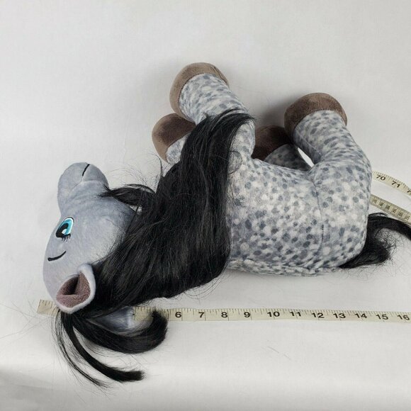 Build a Bear Hearts & Horses Appaloosa Plush Horse Gray Speckled Dapple Pony - Picture 8 of 8